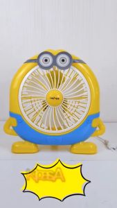 Kipas Angin 8 inch Karakter Minion Advance BF-08A Lucu Dengan 2 Speed Kabel Panjang