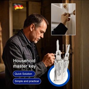 Home Essential Artifact Home Anti-Theft Door Blocker Door Blocker Door Lock Top Door Hotel Anti-Collision Living Alone Safety防盗神器