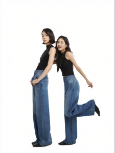 HIPPIE MISS | Petite Loose Fit Jeans Full Cotton