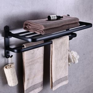 Folding Aluminum Bathroom Towel Rack