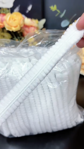 Disposable Non-Woven Dust Cap Breathable Kitchen Chef Cap Workshop Beauty Salon Hair Cover