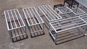 Kệ sắt Dài (50-70)cm Rộng 30cm Cao (30-40-50)cm 3 nan thép 20mm - Kệ kê chậu cây ban công