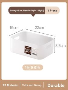 CHAHUA | Transparent Cosmetic Organizer Box for Desk with Multiple Compartments