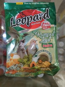 Pakan Burung Kicau Leopard Rumput Laut Halus