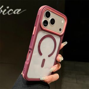 Cool 3-in-1 For Magsafe Magnetic Shockproof Phone Case For iPhone 18 17 16 15 14 Plus 13 12 18 Pro Max Bumper Armor Clear Cover