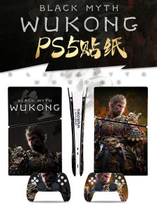 Applicable to Ps5 Slim Black Myth Wukong Sticker Host Handle Film Game DIY Stickers Frosted Non Slip Screen Protector