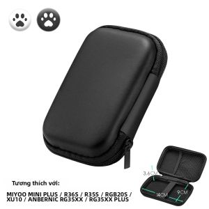 Data Frog | Túi Đựng Máy Chơi Game Retro Chất Liệu EVA Cứng Chống Sốc Bảo Vệ Cho Miyoo Mini Plus R36S RG35XX R35S Chống Rơi Kiểu Dáng Data Frog