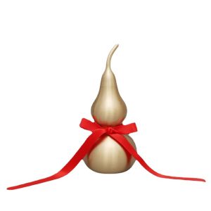 Lucky Fengshui Brass Gourd Ornament Smooth Gourd Fortune Hulu Home Office Decoration