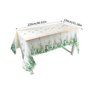 Green Eucalyptus Leaf Happy Birthday Tableware Paper Plate Cup Napkins Jungle Theme Baby Shower kids Birthday Party Table Decor