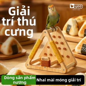 Yee | Bite-resistant Wooden Parrot Toy