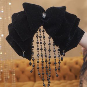 SanMiang Crystal Curtain Hair Clip Spring Loaded Cloud Pattern Versatile Hair Accessories Korean Style Fashion Jewelry