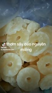 Thơm Sấy Dẻo loại 1 tặng muối ớt - ăn vặt giảm cân