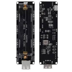 18650 Battery Holder with Single Compartment Support USB 5V/2A 3V/1A V3 Battery Shield Battery Charging Module for Raspberry Pi