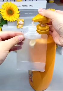 ซองแบ่งของเหลว ถุงใส่ครีม เป็นถุงฝาเกลียว ฝาเปิดปิด ขนาด 30ML/50ML/100ML