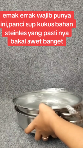 Panci Siomay Panci Kukus Nasi Panci Rebus Panci 2 Susun Rebus Dan Kukus
