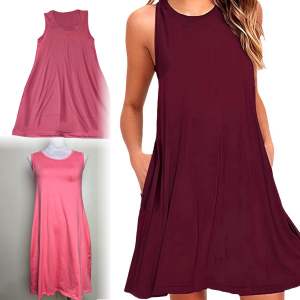 Women Casual Sleeveless Dress