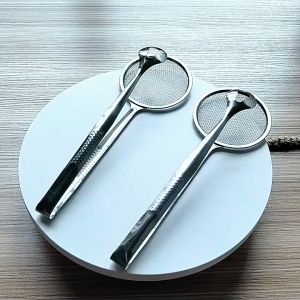 ที่คีบสแตนเลสพร้อมตะแกรงกรองน้ำมัน ที่คีบสแตนเลส ตัวกรองน้ำมัน พร้อมส่ง