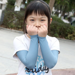 Trẻ em của kem chống nắng tay áo làm mát độ ẩm-wicking ngoài trời trẻ em Ống tay dài