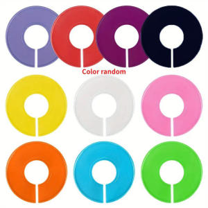 10PCS Clothing Rack Size Dividers Clothing Closet Wardrobe Dividers for Hanging Clothes Packing Baby Clothes Traveling Closets