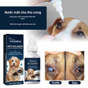 YEGBONG | Thuốc Nhỏ Mắt YEGBONG Cho Chó & Mèo Vệ Sinh Mắt Làm Sạch Bôi Trơn Phục Hồi Sức Khỏe Làm Sạch Mắt Loại Bỏ Bụi Bẩn