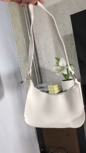 Fashion Women Pure Color Shoulder Underarm Hobos Bags Top-handle Handbag