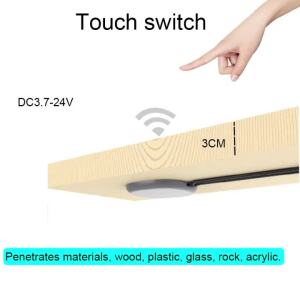 Công Tắc Cảm Ứng Xuyên Thấu Cho Tấm Phi Kim Loại 30mm - Điện Áp Rộng DC3-24V Dễ Lắp Đặt Bật/tắt Cảm Ứng Cho Gỗ Acrylic Kính Đá