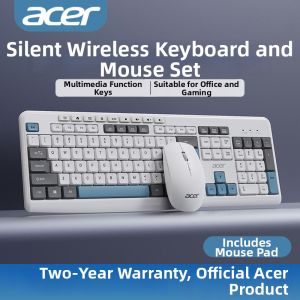 Acer | Quiet Typing Wireless Keyboard and Mouse Set