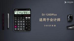 【2025 terbaru】Kalkulator Citizen 12 Digit Casio Calculator DJ-120D Plus Check & Correct Review Desktop Kalkulator DJ 120D PLUS Original