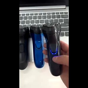 Men Electric Shaver Wet and Dry Use Rechargeable Portable Shaving Machine for Travel Business Trip Rotating Portable Waterproof 胡须刀