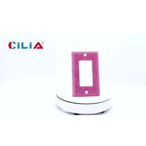 Ốp Che Công Tắc Đèn Tường Chắc Chắn Bền Bỉ Nhiều Kiểu Dáng Và Màu Sắc Bao Gồm Cả Màu Hồng Trắng Đen Vàng Ốp Ổ Cắm Kim Cương.