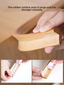 Kids Thickened Bumper Strip Table Bumper Wood Grain Retro Style Imitation Antique Wood Grain Bump Proof Protective Strip Edging Handy Gadget