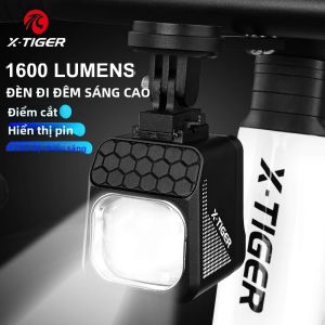 X-TIGER 1600 Lumen Đèn Pha Xe Đạp Type-C Điều Khiển Từ Xa Không Dây Có Thể Sạc Lại MTB Đường Xe Đạp Hợp Kim Nhôm Chống Nước IPX5