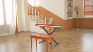WENCAI Digital Piano With Stand 88 Keys Professional Wood Smart Portable Electric Piano Keyboard
