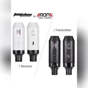 Aroma | AROMA Wireless Guitar Transmitter Receiver Set Rechargeable Audio Microphone System Transmission System for Guitar Accessories