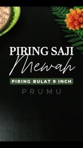 Piring Melamin Bulat 9 Inch: Pilihan Tepat untuk Cafe, Resto & Hotel