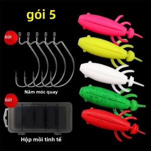 5 Chiếc 90 Mm 12G Nổi Đá Ếch Đường Chạy Mồi Mềm Mồi Câu Cá Chống Treo Sấm Ếch Bionic Dụ Cho Đại Dương Sông Hồ