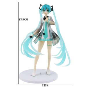Bandai | Mô Hình Nhân Vật Hatsune Miku Ca Sĩ Ảo Cô Gái Xanh Cao 17.5cm Chất Liệu PVC Có Hộp Tượng Manga Dành Cho Người Sưu Tầm Và Người Hâm Mộ.