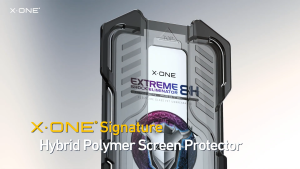 X.One Hybrid Polymer (ExtremeArmorvisor) Impact Screen Protector for iPhone 171615 Pro Max Plus