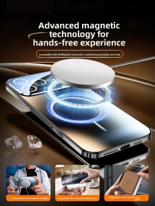 PASIMI | Ultra Thin Matte Full Lens Protection Case with Magnetic and Heat Dissipation for iPhone 17