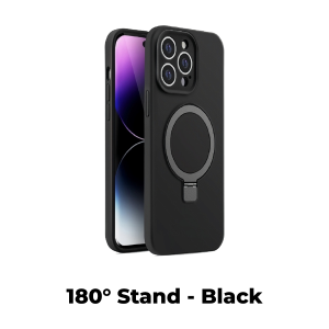 MOSS Mag Sil Armor Magnetic Phone Case for iPhone 17 16 15 14 13 Pro Max Plus with Ring Stand Holder