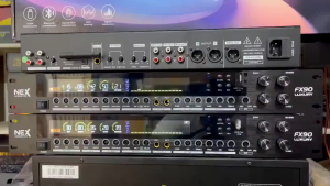 ( MẪU MỚI NÂNG CẤP ) Vang Cơ Lai Số NEX FX-90 LUXURY Phiên Bản Mới 2024 Sử Dụng Chíp 48Bit DSP Kép - Chống Hú 5 Cấp Độ -Kết Hợp Lọc EQ Nâng Tiếng Exciter Màn Hình LED To Rõ  Hiệu Ứng Echo +Revreb Chỉnh Riêng Biệt Cực Mượt  Mà  Effect Sáng Hát Hay