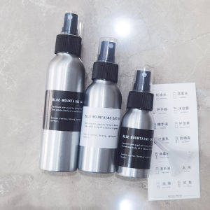 Metal High-Grade Aluminum Bottle Shading Spray Bottle Device Fine Sprays Pure Dew Makeup Hydrating Alcohol Pump Travel Bottle Large Size