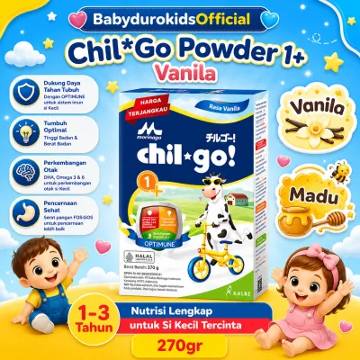 Morinaga Chil Go! 1+ Madu / Vanila 270g Susu Batita 1-3 Tahun