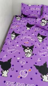 SPREI MOTIF LUCU KARAKTER LUCU KUROMI II BERKWALITAS NYAMAN SET SARBAN SARGUL