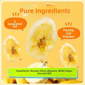 BUYAMIAO | Non-Fried Thick-Cut Dried Banana Chips