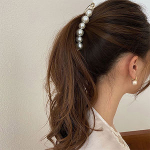 Vertical Hairpin Pearl Acrylic Temperament Hairpin Hair Accessories Back Of The Head