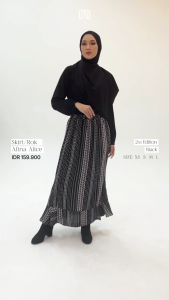 Mot. Fashionid - Rok Afina Azeema Black