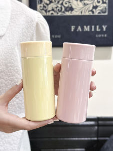 Dopamine Mini Thermal Cup 316 Stainless Steel Pocketable Womens Elegant Portable Water Cup Straight Drinking Cup No Temperature Display