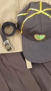 setelan seragam sekolah pramuka perempuan panjang sd kelas 1-6 topi siaga