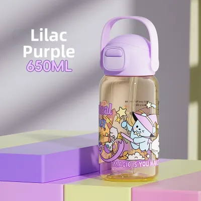 Summer-proof Shatter-resistant Kids Water Bottle PPSU Feeding Straw Mini